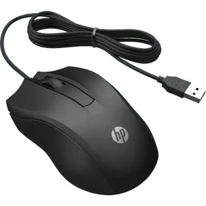Hp 100 muis (zwart, 1600dpi)
