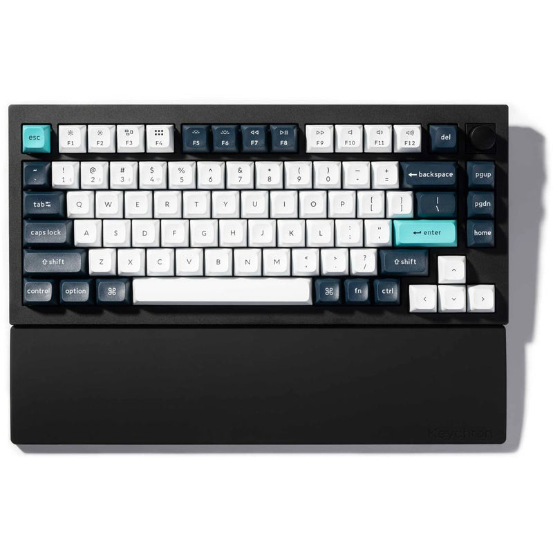 Load image into Gallery viewer, Keychron silicone palm rest voor v1 v1 max v2 v2 max q9 q1 q1 pro polssteun (zwart)
