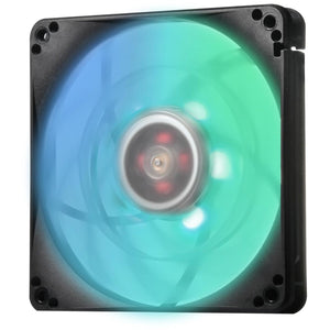 Silverstone sst-fw124-argb 120x120x15 case fan (zwart, 120 x 120 x 15 mm, pwm)