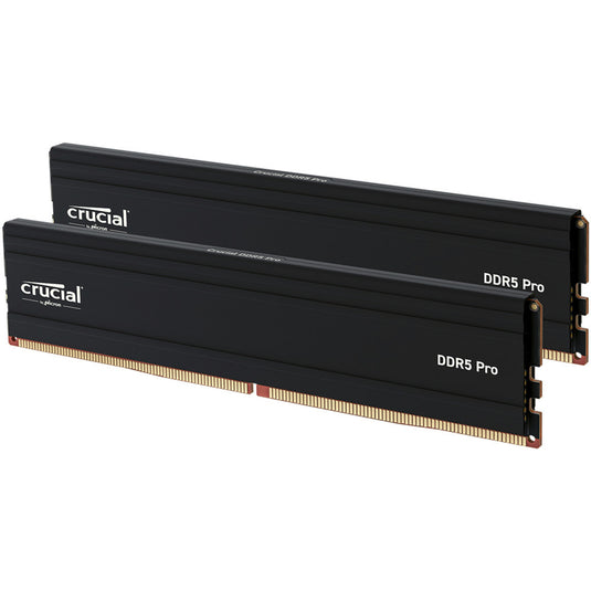 Crucial 64 gb ddr4-3200 (2x 32 gb) dual-kit werkgeheugen (zwart, cp2k32g4dfra32a, pro, xmp 2.0 )