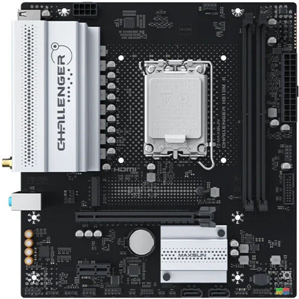 ギャラリービューアに画像をロードする, Maxsun ms-challenger h810m-k wifi socket 1851 moederbord (zwart, gb-lan, wlan, bt, sound, µatx)
