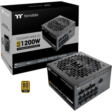 Thermaltake toughpower gt modulaire 1200 watt voeding (zwart, 5x pcie)