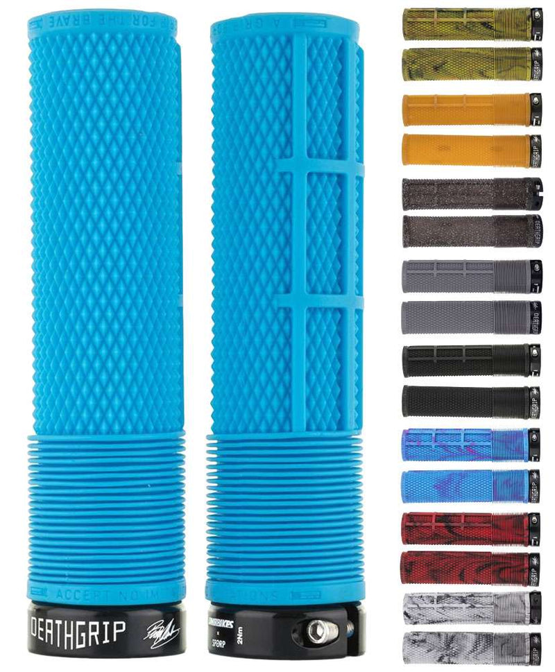 Load image into Gallery viewer, Dmr brendog fl death grip lock-on grips -thin 133 x 29.8 mm
