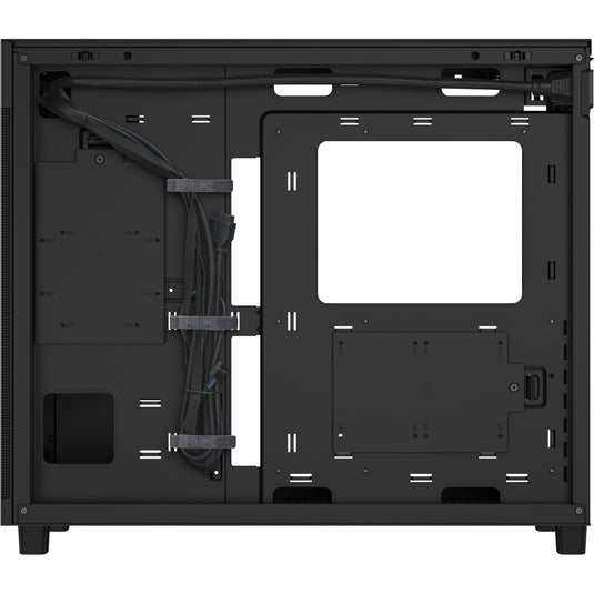 Asus prime ap303 - tempered glass panel midi tower behuizing (zwart | 2x usb-a | 1x usb-c | tempered glass)