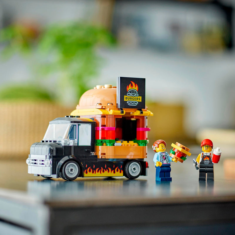 Afbeelding laden in galerijviewer, Lego city hamburgertruck - 60404
