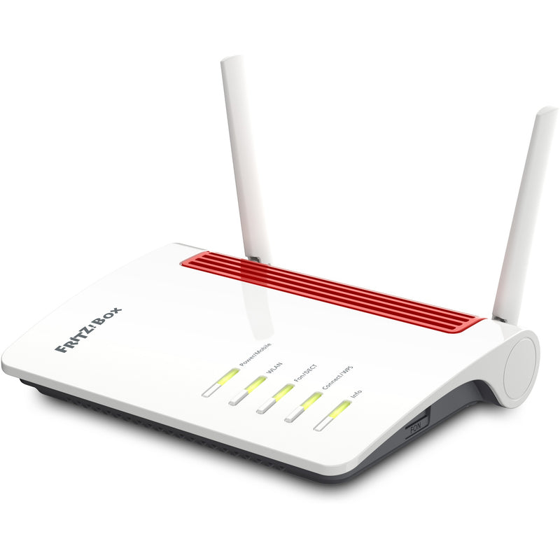 Load image into Gallery viewer, Fritz! box 6850 5g international wlan lte router (wit rood, mesh wi-fi, 4g (lte), 3g (umts hspa+)
