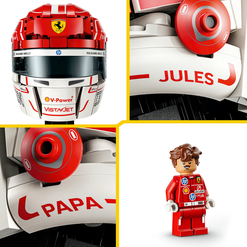 Chargez l'image dans la visionneuse de la galerie, Lego editions scuderia ferrari hp helm van charles leclerc - 43014
