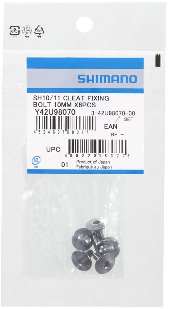 Load image into Gallery viewer, Shimano cleat fixing bolts m5 x 10mm for sm-sh10 11 12
