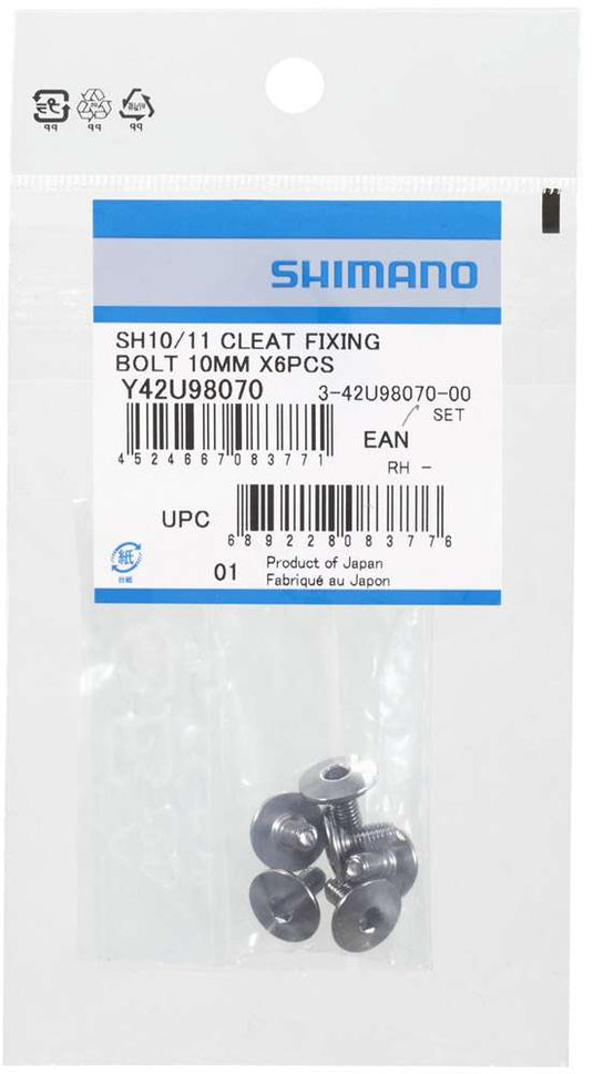 Shimano cleat fixing bolts m5 x 10mm for sm-sh10 11 12