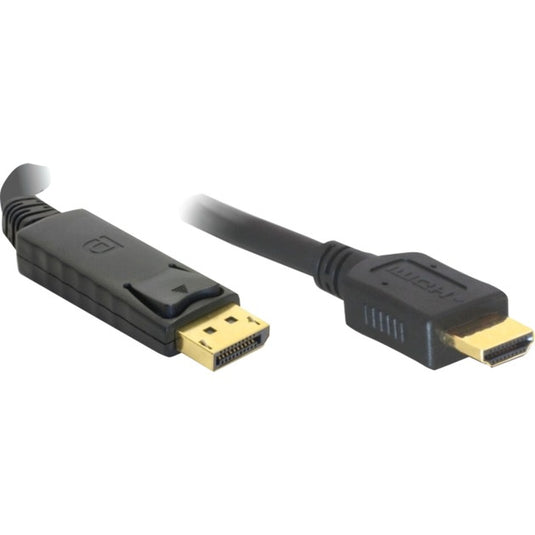 Delock displayport > high speed hdmi adapter (zwart, 3 meter, passief, 4k, verguld)