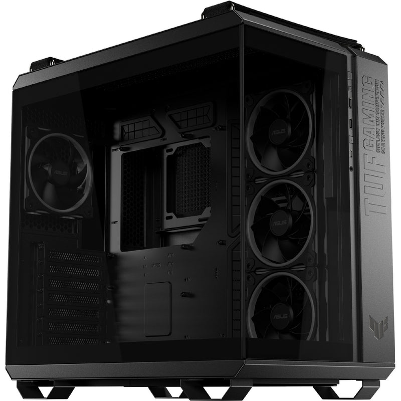Chargez l'image dans la visionneuse de la galerie, Asus tuf gaming gt502 horizon argb midi tower behuizing (zwart | 3x usb-a | 1x usb-c | tempered glass)
