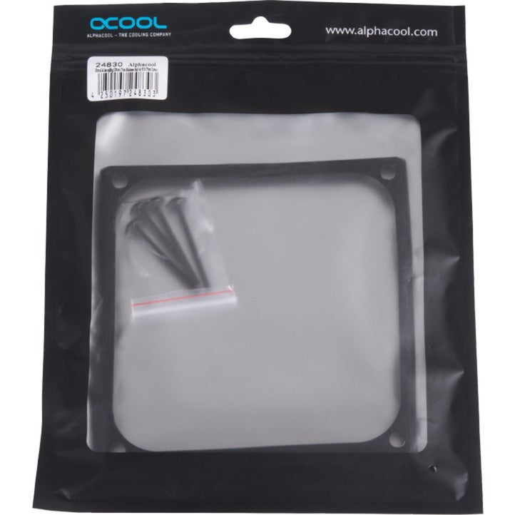 ギャラリービューアに画像をロードする, Alphacool shroud decoupling 120mm (7mm thick) inbouwframe (zwart)
