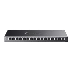 Tp-link omada sg2016p 16-poort gigabit smart switch (zwart, 8x poe+)