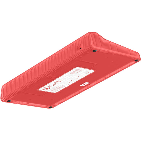 Iqunix og80 joy vendor wireless mechanical keyboard (rood, us lay-out (qwerty), cherry mx silent red, 80% (tkl) , rgb leds, hot-swappable, pbt, 2.4ghz | bluetooth 5.1 | usb-c)