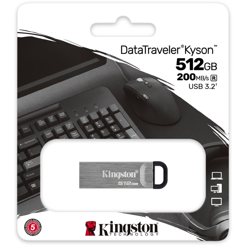 Load image into Gallery viewer, Kingston datatraveler kyson 512 gb usb-stick (zilver, dtkn 512gb)
