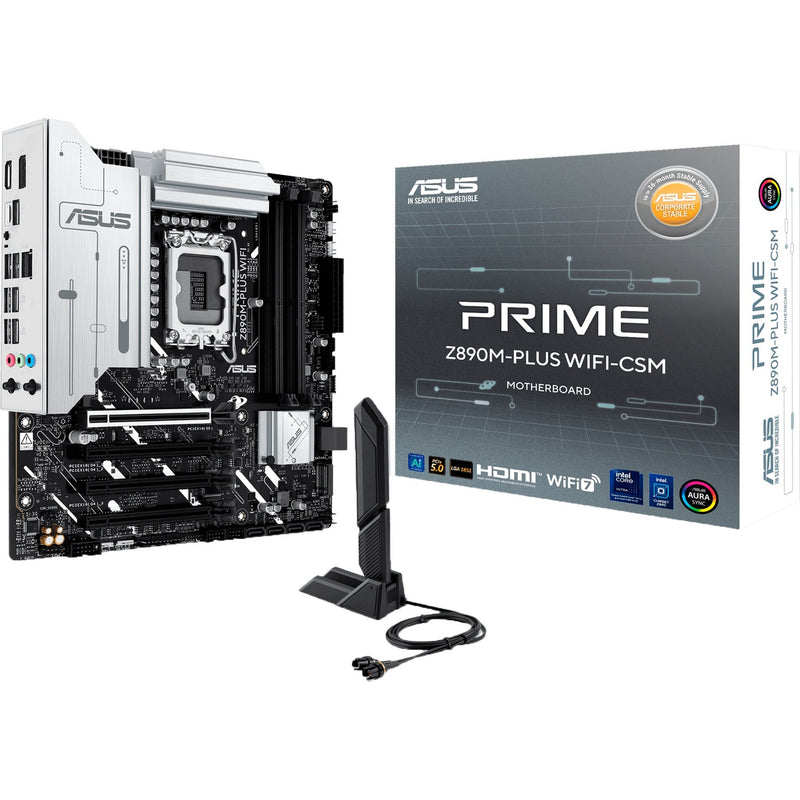 Load image into Gallery viewer, Asus prime z890m-plus wifi socket 1851 moederbord (raid, 2.5gb-lan, wi-fi 7, bt, sound, µatx)
