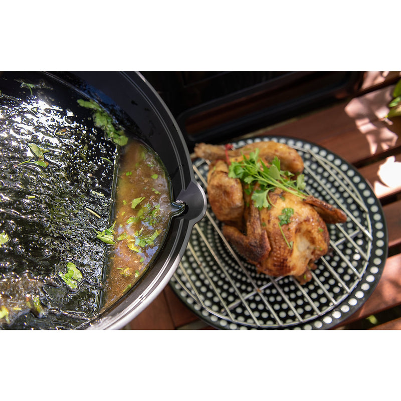 Load image into Gallery viewer, Campingaz culinary modular gietijzeren braadpan bak- braadpan (zwart roestvrij staal)

