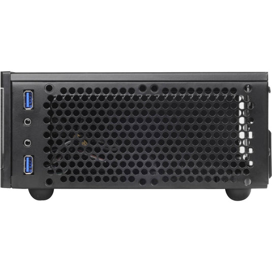 Silverstone milo ml05b htpc behuizing (zwart | 2x usb-a)