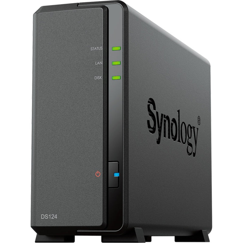 Load image into Gallery viewer, Synology diskstation ds124 nas (zwart, usb-a 3.2 (5 gbit s))
