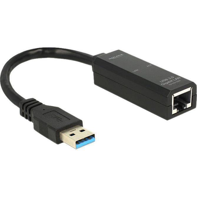 Load image into Gallery viewer, Delock adapter usb 3.0 > gigabit lan (zwart, 62616)

