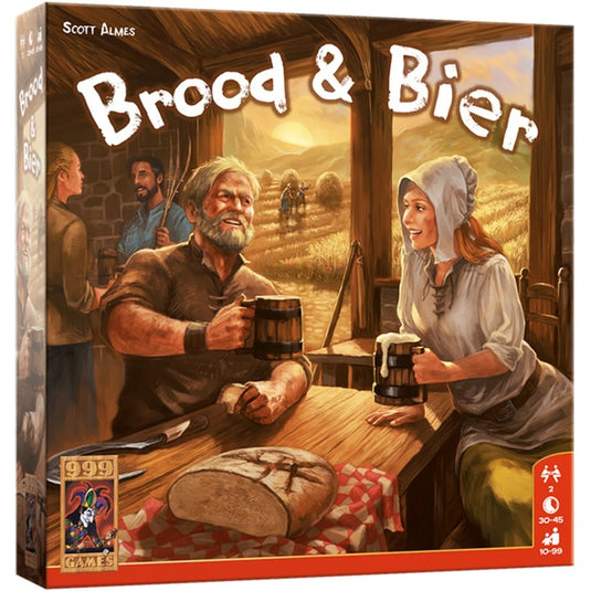 999games 999 games brood bier bordspel (nederlands, 2 spelers, 30 - 45 minuten, vanaf 10 jaar)