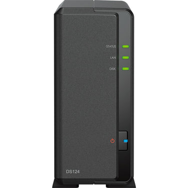 Synology diskstation ds124 nas (zwart, usb-a 3.2 (5 gbit s))