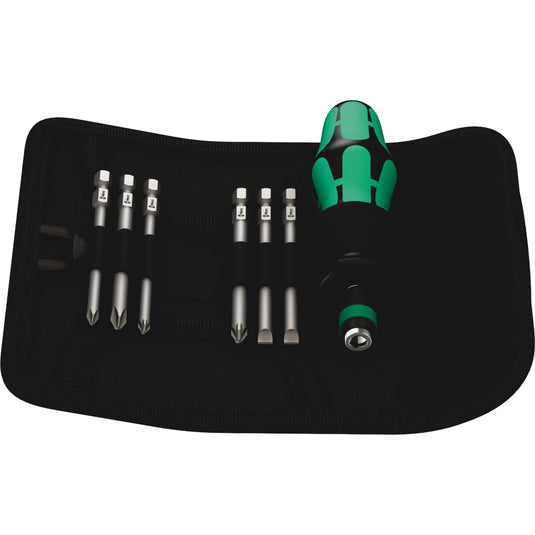 Wera kraftform kompakt 40 bitset (zwart groen, 7-delig)