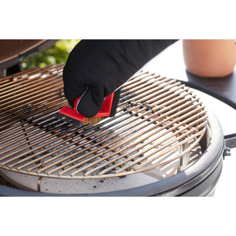 Load image into Gallery viewer, Barbecook 3-in-1 borstel rood borstel (rood)
