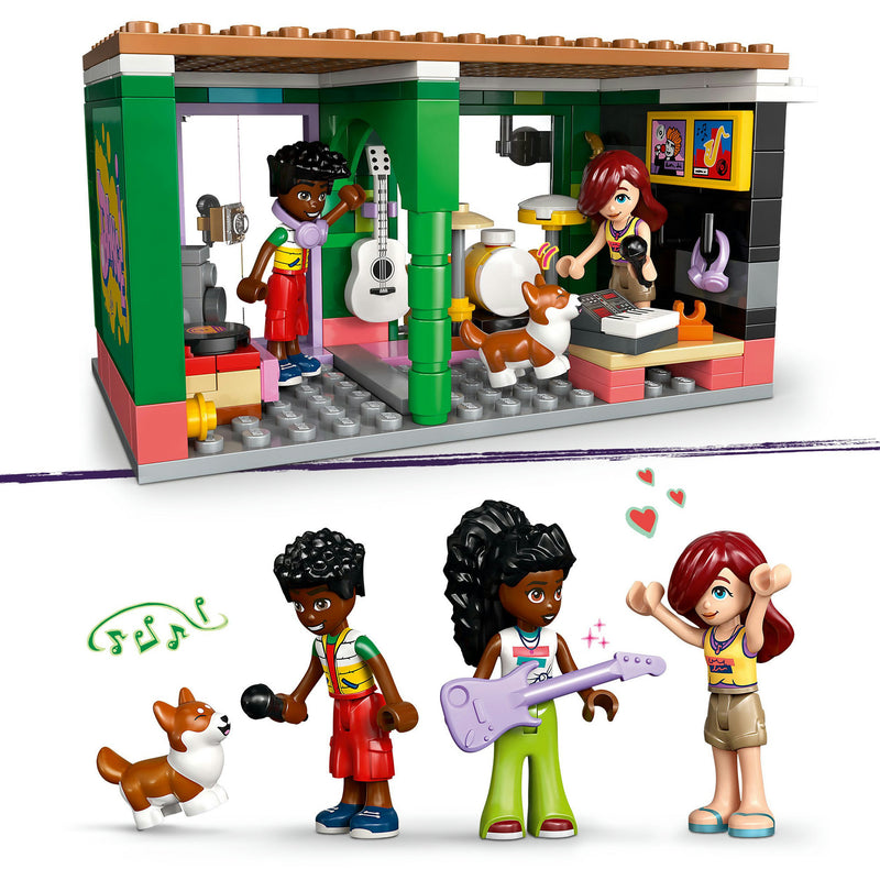 Afbeelding laden in galerijviewer, Lego friends - muziekwinkel en appartement constructiespeelgoed (42653)
