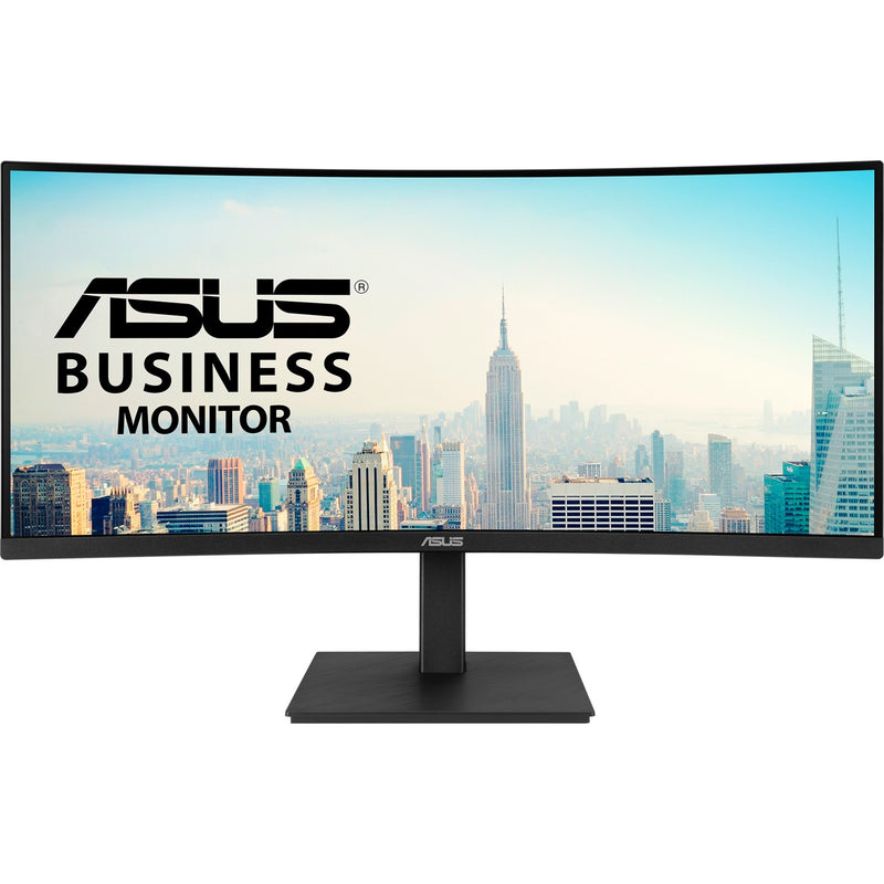 Load image into Gallery viewer, Asus va34vcpsr 34 curved ultrawide monitor (zwart, 100 hz, hdmi, displayport, audio, lan, usb-c)
