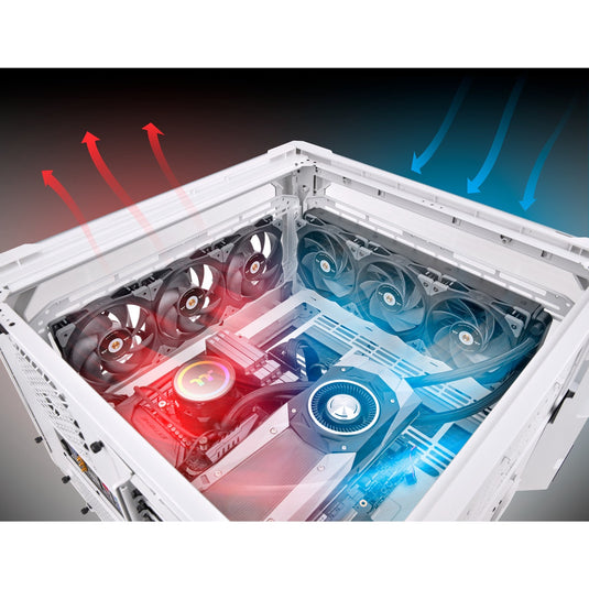 Thermaltake swafan gt12 pc cooling fan tt premium edition case fan (120 x 120 x 25 mm, pwm)
