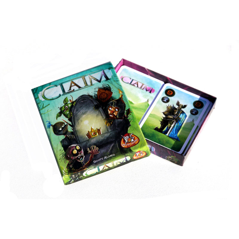 Load image into Gallery viewer, White goblin games claim kaartspel (nederlands, 2 spelers, 25 minuten, vanaf 10 jaar)
