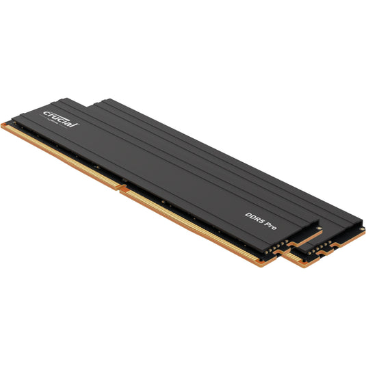 Crucial 64 gb ddr4-3200 (2x 32 gb) dual-kit werkgeheugen (zwart, cp2k32g4dfra32a, pro, xmp 2.0 )