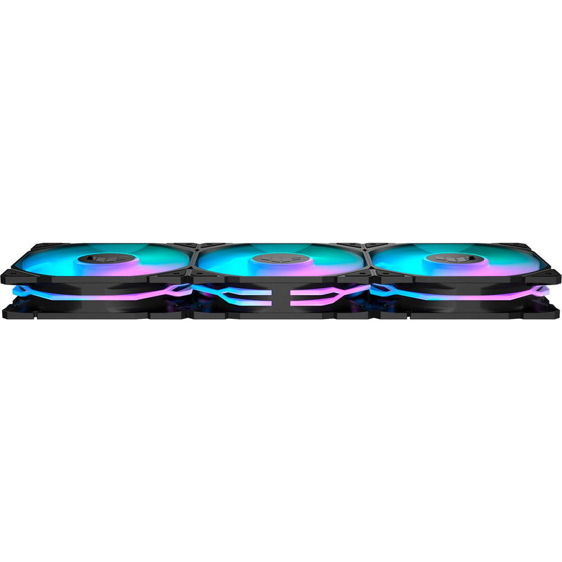 Afbeelding laden in galerijviewer, Asus tuf gaming tr120 argb case fans (zwart, 3 stuks, 120 x 120 x 25 mm)
