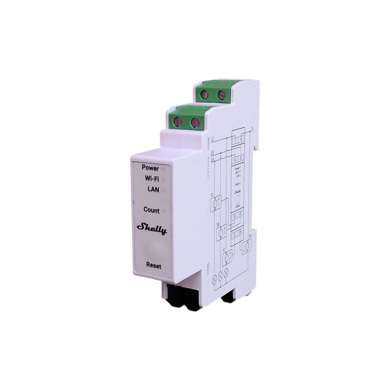 Afbeelding laden in galerijviewer, Shelly pro 3em-120a v2 meetapparaat (wit, lan, wifi, bluetooth)
