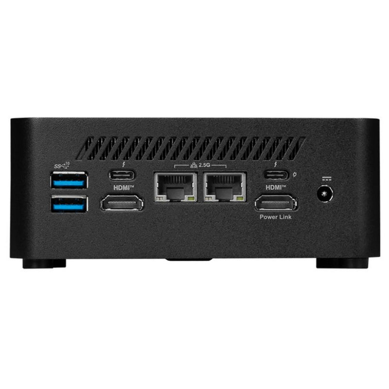 Afbeelding laden in galerijviewer, Msi cubi nuc ai 1umg-019beu barebone (zwart | core ultra 5 125h | arc graphics)
