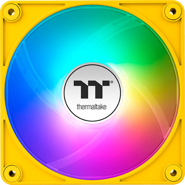 Load image into Gallery viewer, Thermaltake ct120 ex argb sync pc cooling fan bumblebee (3-fan pack) case fans (geel, 3 stuks, 120 x 120 x 25 mm, pwm)
