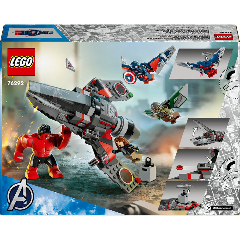 Load image into Gallery viewer, Lego marvel - captain america vs. rode hulk duel constructiespeelgoed (76292)
