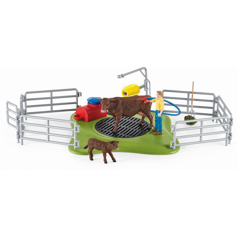 Load image into Gallery viewer, Schleich farm world - koe wasstation speelfiguur (42529)
