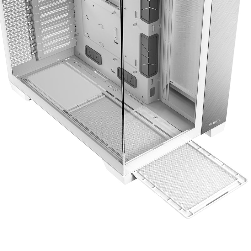 Afbeelding laden in galerijviewer, Antec c8 midi tower behuizing (wit zilver | 2x usb-a | 1x usb-c | tempered glass)
