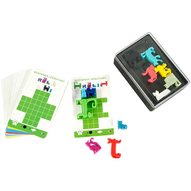 Load image into Gallery viewer, 999games 999 games cat stax denkspel (nederlands, 1 speler, vanaf 7 jaar, 44 opdrachten)
