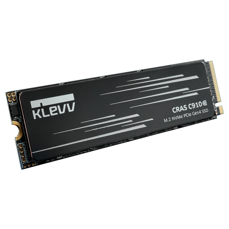 Load image into Gallery viewer, Klevv cras c910g 4 tb ssd (zwart, k04tbm2sp0-10g, pcie gen 4.0 x4, nvme 2.0)
