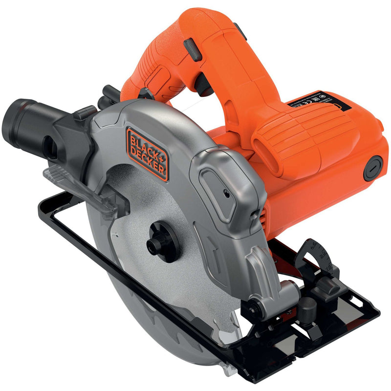 Load image into Gallery viewer, Black+decker 1250w 190mm cirkelzaag cs1250lka-qs handcirkelzaag (oranje, incl. koffer met 2x zaagblad)

