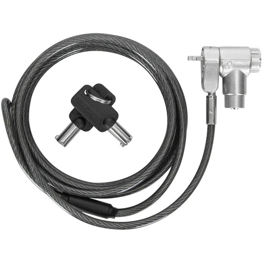 Targus defcon ultimate universal keyed cable lock with adaptable lock head diefstalbeveiliging