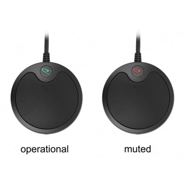 Delock usb condenser microphone omnidirectional for conferences microfoon (zwart)