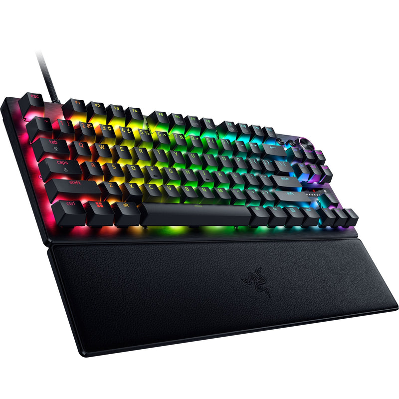 Load image into Gallery viewer, Razer huntsman v3 pro tkl rgb mechanisch gaming toetsenbord (zwart, us lay-out (qwerty), analog optical gen 2, 80% (tkl), double-shot pbt)
