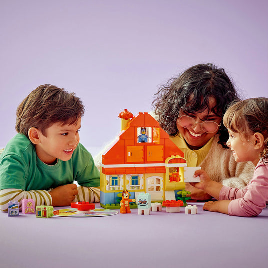 Lego duplo 10459 huis van bluey en haar familie met geheugenspel