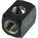 Alphacool hf aansluitingsterminal tee t-stuk rond g1 4 (zwart)