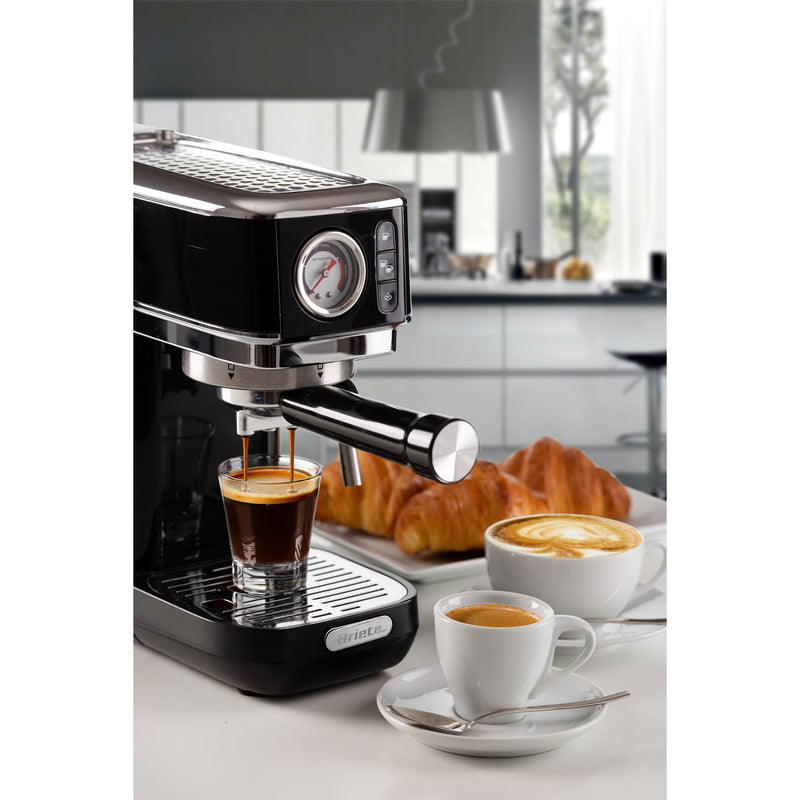 Load image into Gallery viewer, Ariete moderna espresso slim 1381 12 espressomachine (zwart)
