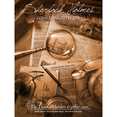 Asmodee sherlock holmes consulting detective: the thames murders other cases bordspel (engels, 1 - 8 spelers, 60 - 90 minuten, vanaf 12 jaar)